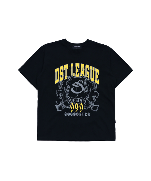 DST League Shield Logo T-shirt Black