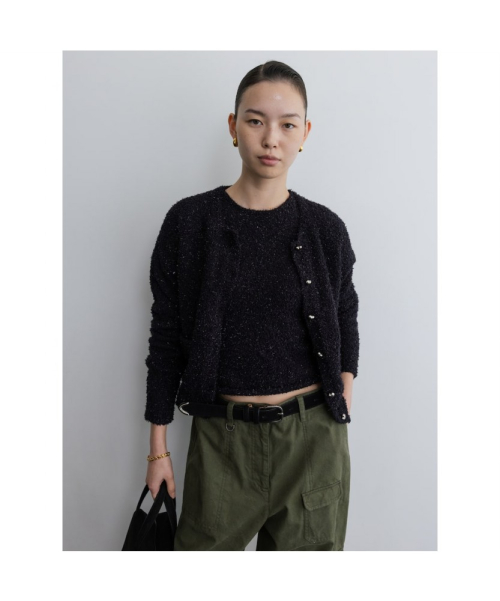 Disco Knit Top Navy (TA5751A04R)