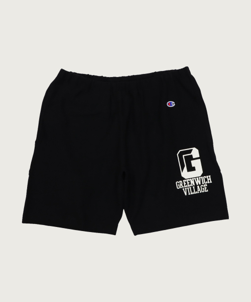 Reverseweave Graphic Sweat Shorts Black