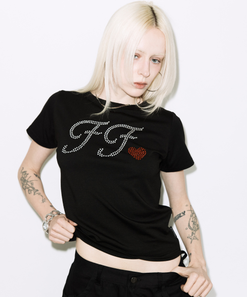 GLINT FF TEE (BLACK) F26QB088