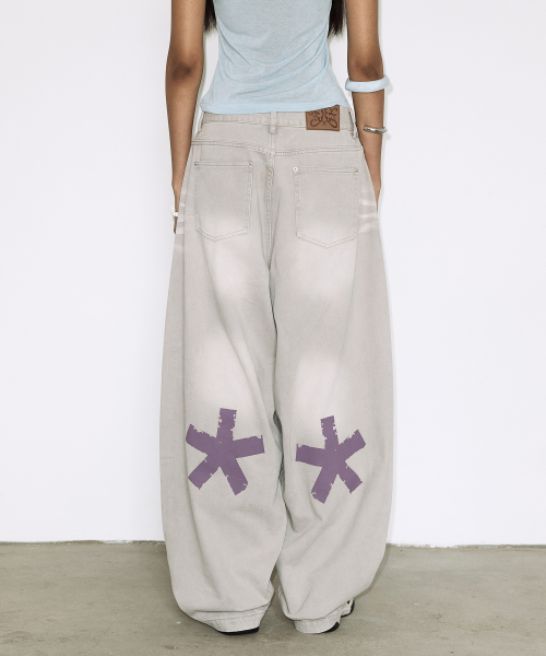 BAYWATCH DENIM PANTS (SAND GRAY) F26QD154