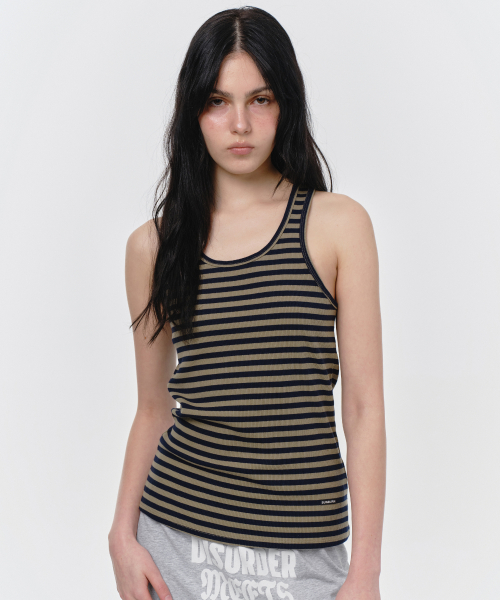 EASY BACK DETAIL SLEEVELESS TOP, KHAKI