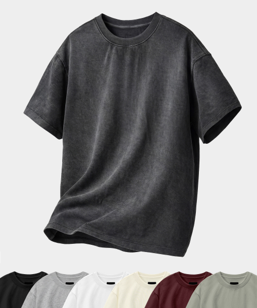EVERYONE SINGLE STITCH SHORT SLEEVE T-SHIRT (COOLMAX FABRIC)_7 COLOR