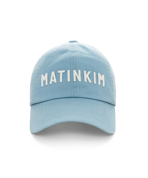 APPLIQUE FELT LOGO BALL CAP IN LIGHT BLUE