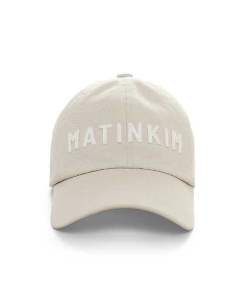 APPLIQUE FELT LOGO BALL CAP IN LIGHT GREY