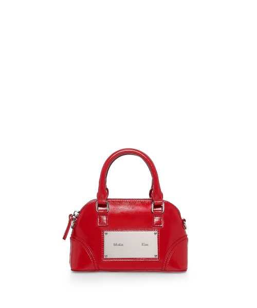 CURVE ZIP MINI BAG IN RED