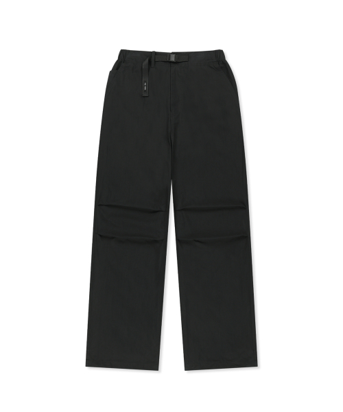 STRAP BELTED PANTS FOR MEN IN BLACK