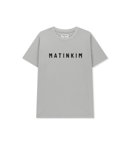 APPLIQUE FELT LOGO TOP IN GREY