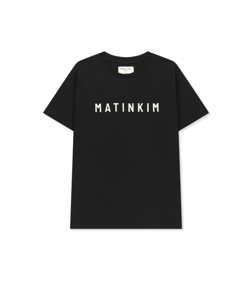 APPLIQUE FELT LOGO TOP IN BLACK