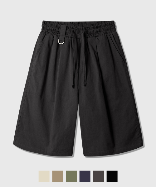 Cation D-Ring Burmuda Short Pants Black KJSP2701