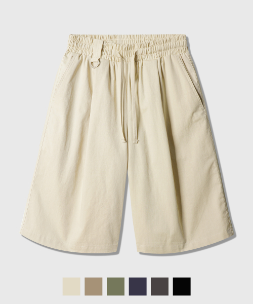 Cation D-Ring Burmuda Short Pants Cream KJSP2701