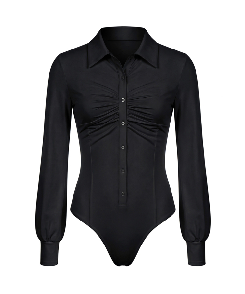 VON SHIRT BODYSUIT (BLACK)