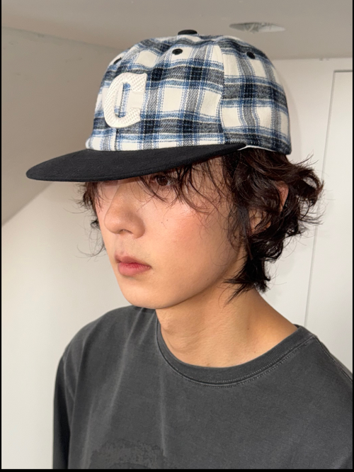 C Logo Check Cap (Blue Check)