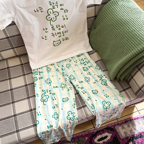Patterned Cozy Sleep Pajama Pants