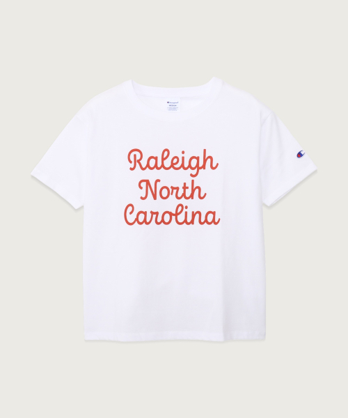 Women`s Lettering Short Sleeve T-Shirt White