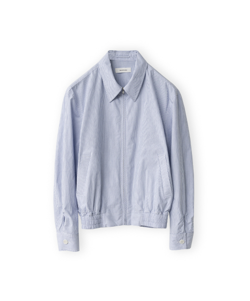 W Stripe Blouson, Blue Stripe