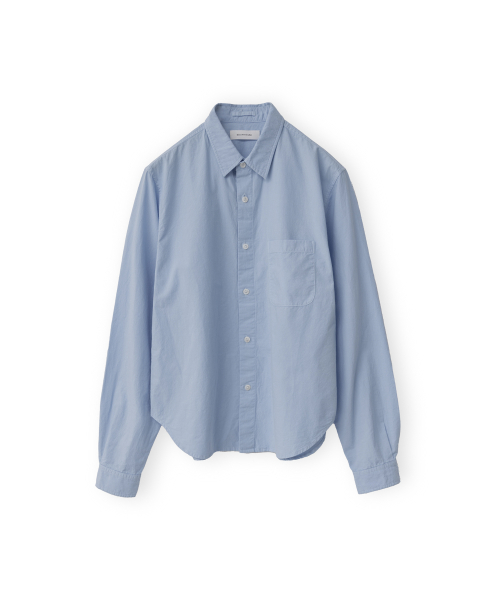 Waist Cut Shirt, Blue