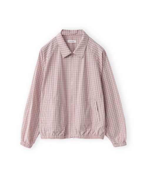 Check Blouson, Pink