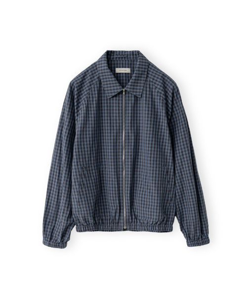 Check Blouson, Blue