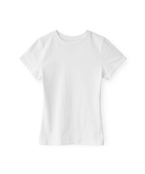 W Essential T Shirt, Ivory