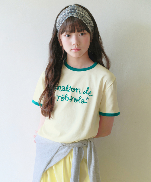 KIDS MAISON DE ROLA RINGER T-SHIRT LE+GR