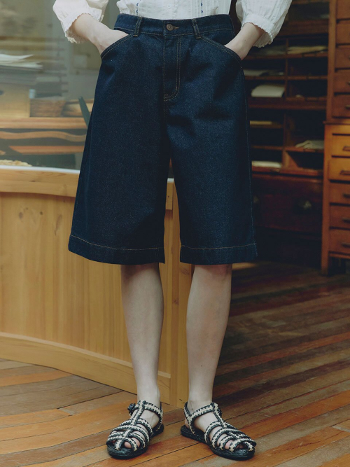 Basic Bermuda Denim Pants MU2633DN201M