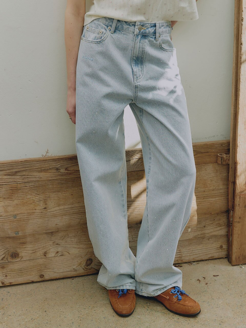 Twinkle Semi-Wide Denim Pants MU2633DN303M