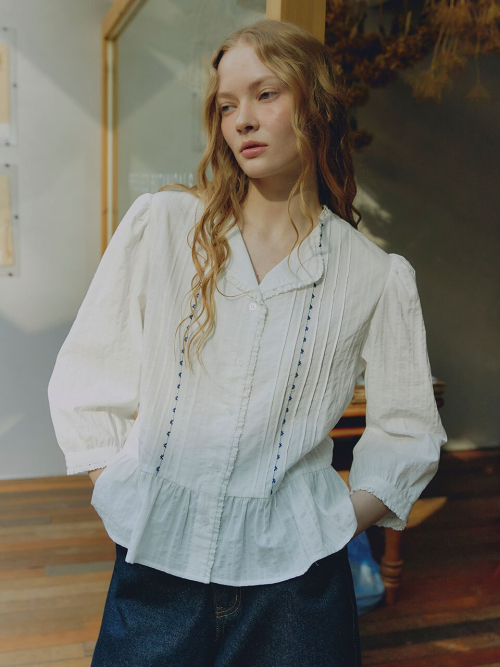 Grace Peplum Blouse MU2633BL306M