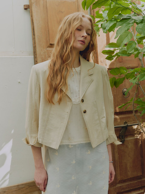 Crop Tailored Jacket MU2633JK302M