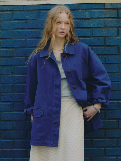 Washed French Work Jacket MU2633JK201M