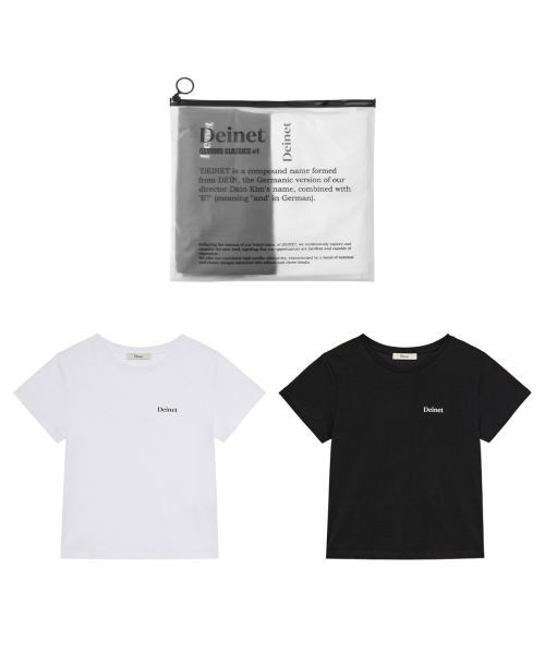 (2PACK) LOGO PRINT SLIMSIZED T-SHIRT