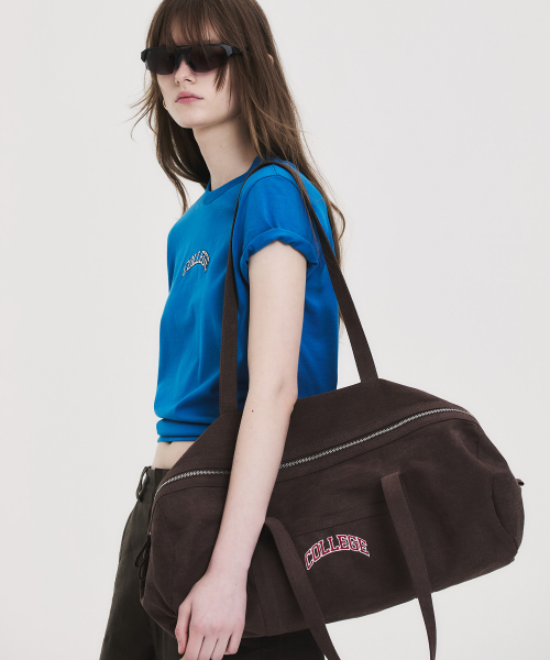 CANVAS DUFFEL BAG BROWN