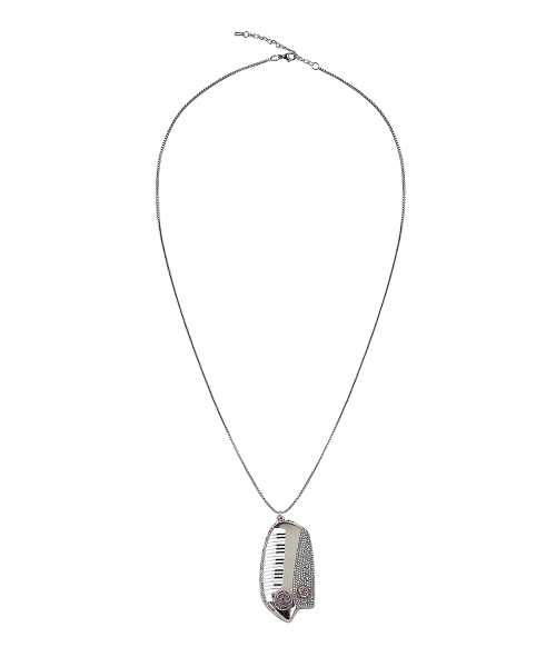 SY SYNTHESIZER BOLD NECKLACE(SILVER)