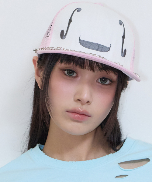 SY MESH SNAPBACK(PINK)