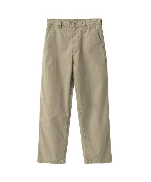French Work Pants, Beige