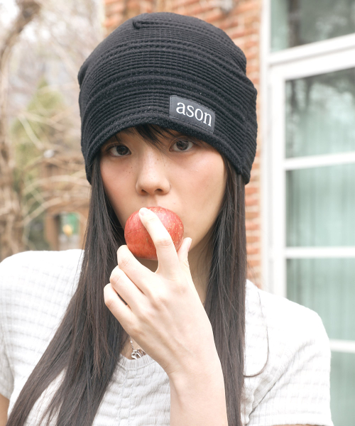 PEBBLE BEANIE / BLACK