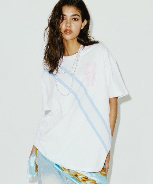 SASH TEE WHITE