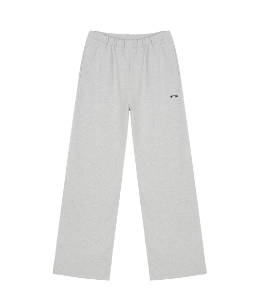 Basic Straight Sweatpants / Gray