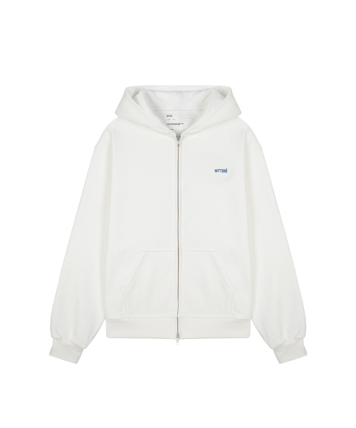 2Way Basic Zip-Up / White