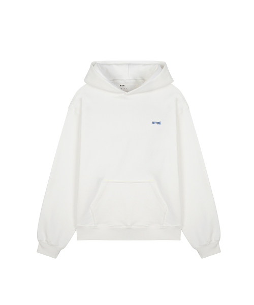 Basic Logo Hoodie / White