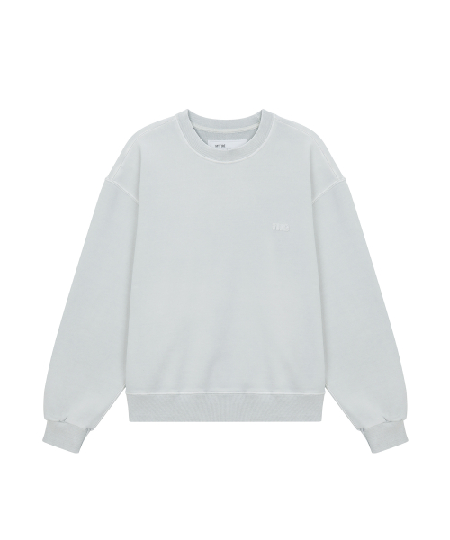 ME WASHED OVERLAY SWEATSHIRT / LIGHT GRAY