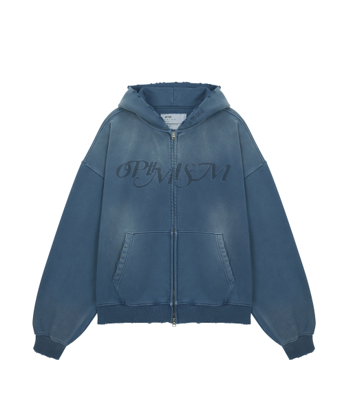 OPTIMISM VTG WASHED 2WAY ZIP-UP / NAVY
