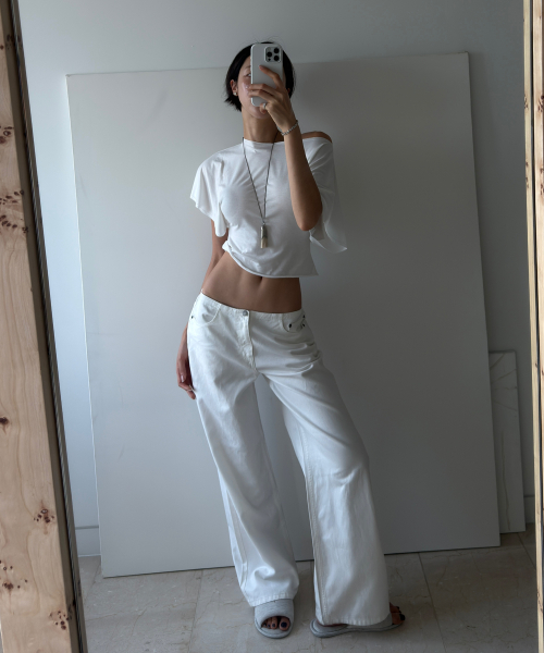 THE SAVANNA JEANS (WHITE)