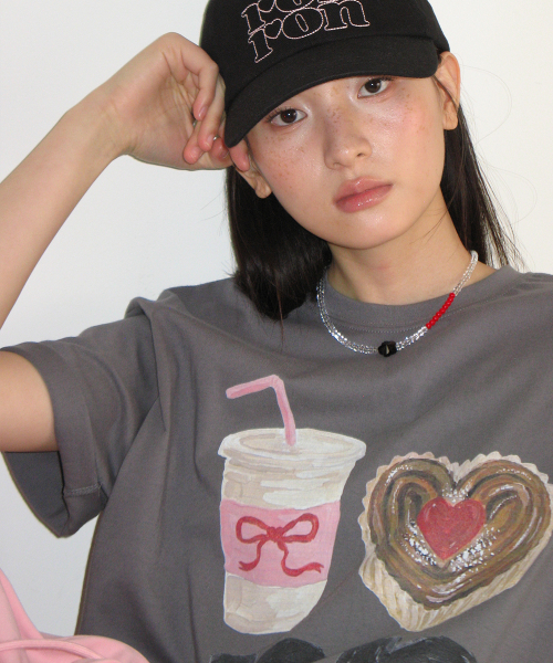 DESSERT RR OVER FIT T SHIRT CHARCOAL