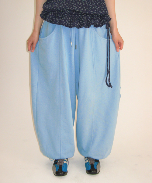 MINI HEART BALLOON JOGGER PANTS SOFT BLUE