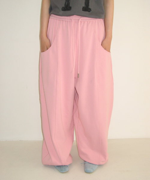 MINI HEART BALLOON JOGGER PANTS SOFT PINK
