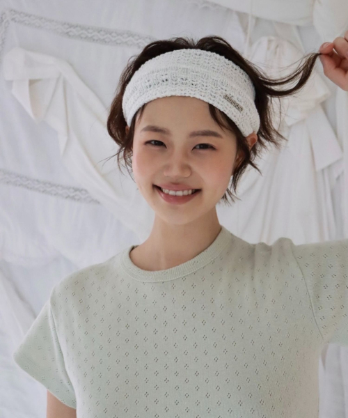 베이비 메쉬 헤어밴드