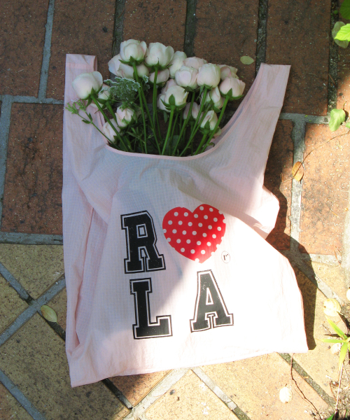 I LOVE ROLA MARKET BAG PINK