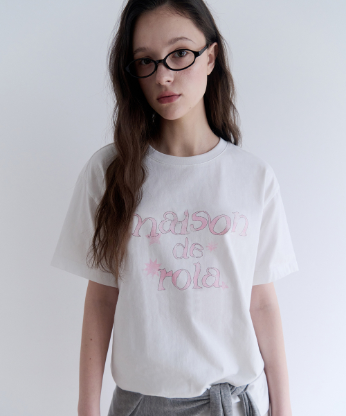 MAISON DE ROLA OVERSIZED T-SHIRT WHITE