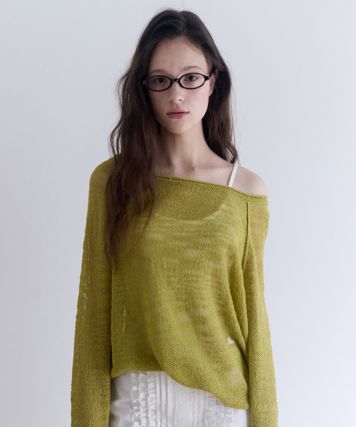 SUMMER LOOSE FIT KNIT OLIVE